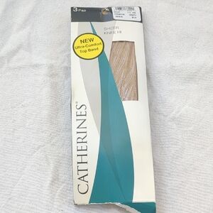 Catherines Sheer Knee High Hosiery - Beige